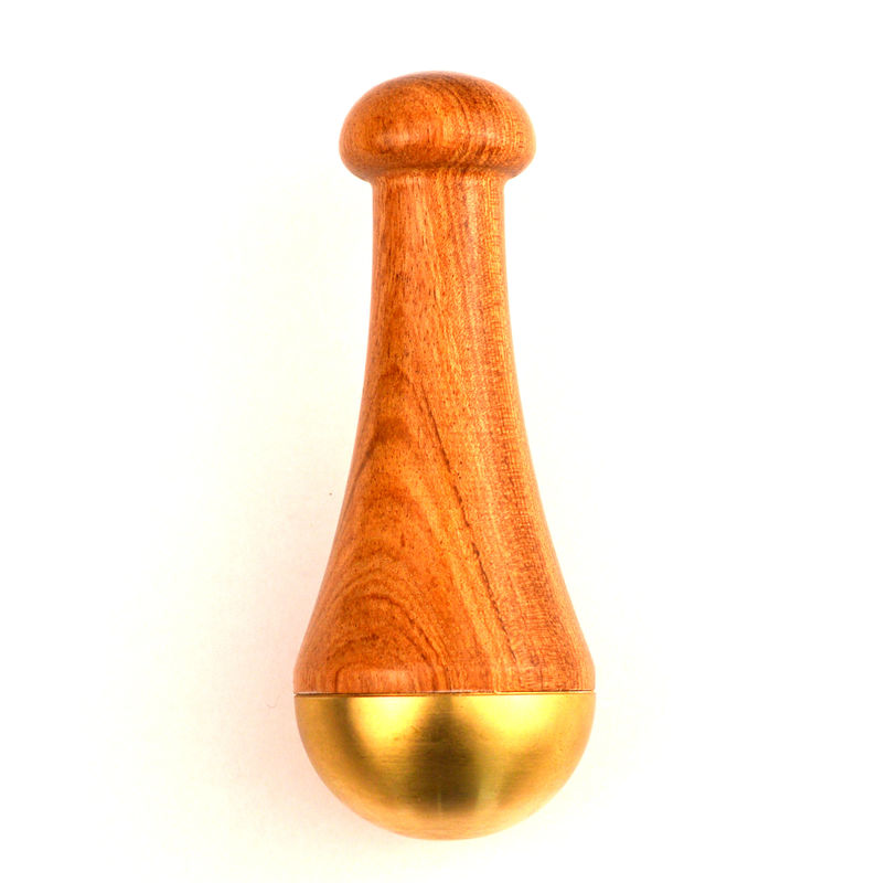Tratamento de massagem corporal Kansa Wands portáteis Brass Gua Sha Massage Stick com logotipo personalizado disponível