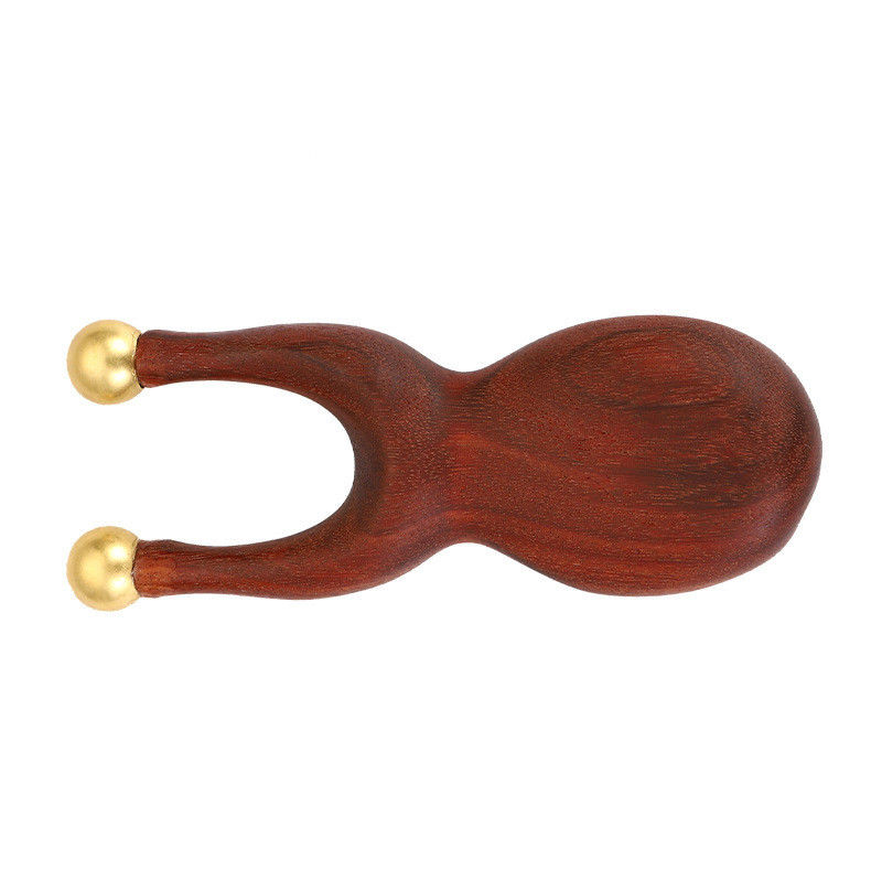 Função de Massagem de Cuidados de Saúde do Corpo Brass Sandalwood Manual de Acupressão Reflexologia Massagem Guasha Ferramenta Para Cuidados de Olho Nariz Ouvido