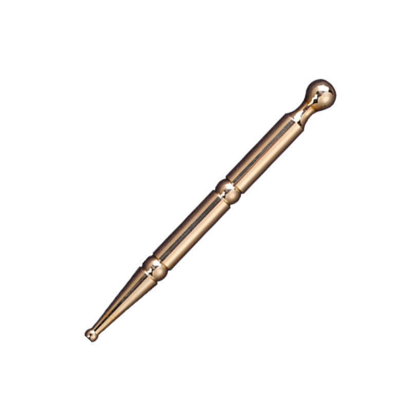 Proba de corpo de metal Acupressão caneta avançada de latão acupuntura terapia de orelha massagista para massagem corporal