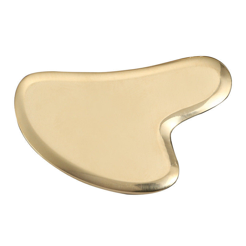 Massagista Corpo Forma do Coração Brass Natural Metal Gua Sha Scraping Board para Meridian Massage e Massagem Muscular