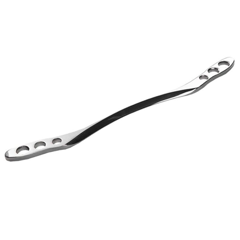 Massagista corporal de aço inoxidável de prata para relaxação muscular de músculos Fusão Ferramentas de massagem Exercício Fisioterapia IAS TM Ferramentas desportivas