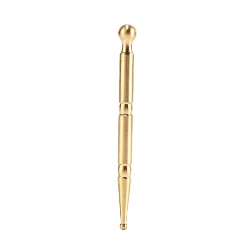 Ferramenta de massagem de corpo inteiro Brass Copper Manual Acupressão Reflexologia Pena para Cuidados com a Saúde do Corpo Acupuntura Stick