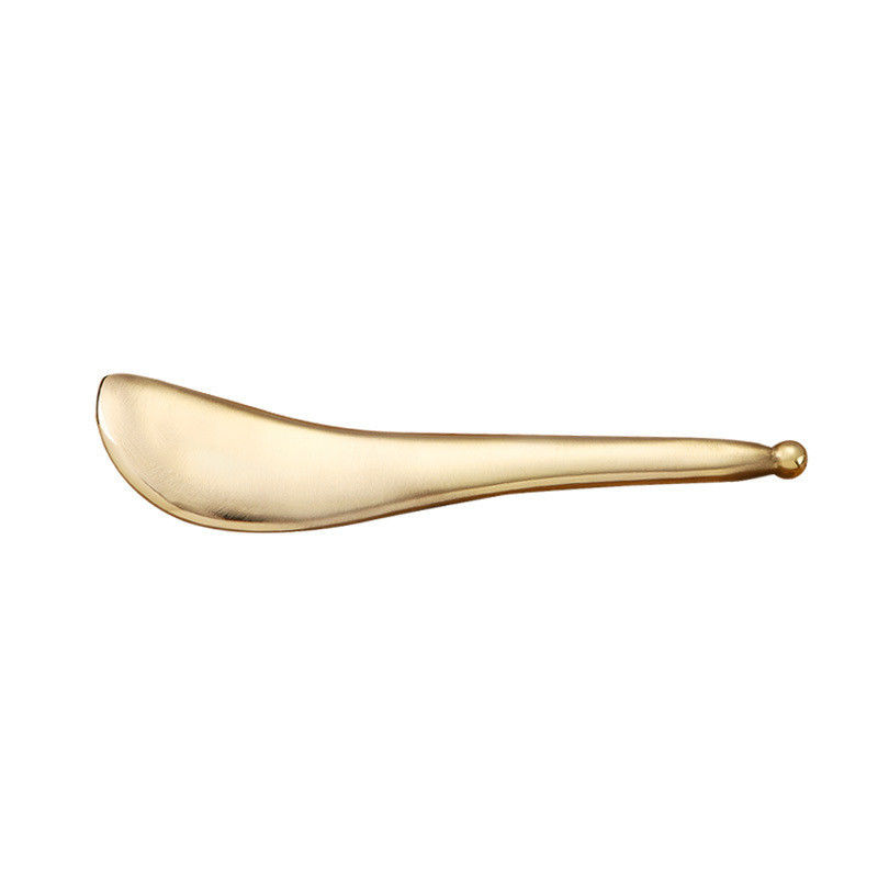 Ponto de pressão dos músculos do corpo Massagista de latão puro Acupressão Gua Sha Beauty Pen Ponto de gatilho de cobre
