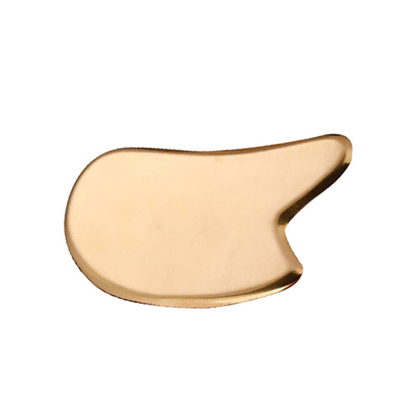 Eficaz e Massagem Muscular Brass Guasha Scraping Massage Board Metal Brass Guasha para Massagem de Cuidados da Pele 2024