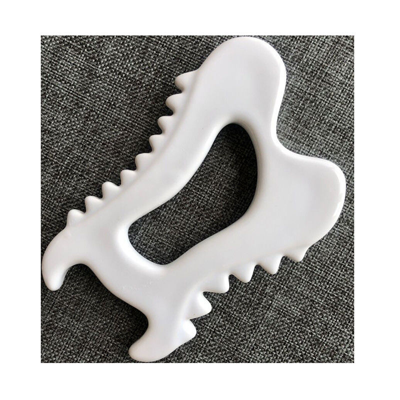 Função de massagem corporal Gua Sha cerâmica para cuidados com a pele do rosto e massagista anti-inchaço de rugas
