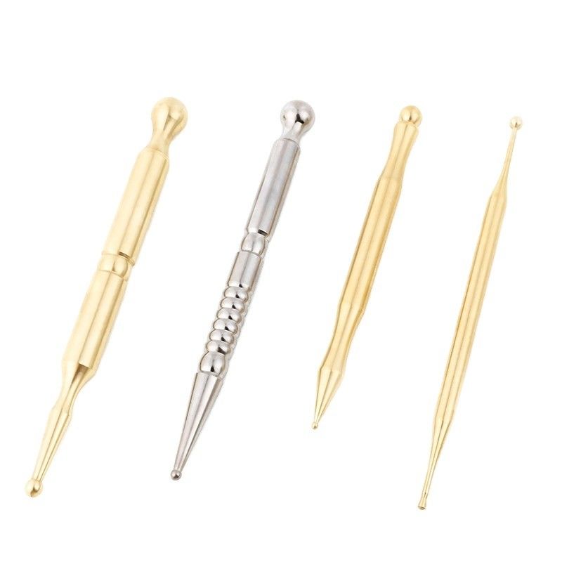2024 guasha ponto de metal massagem vara para massagem corporal acupressão imprensa massageador cobre acupoint guasha guasha caneta
