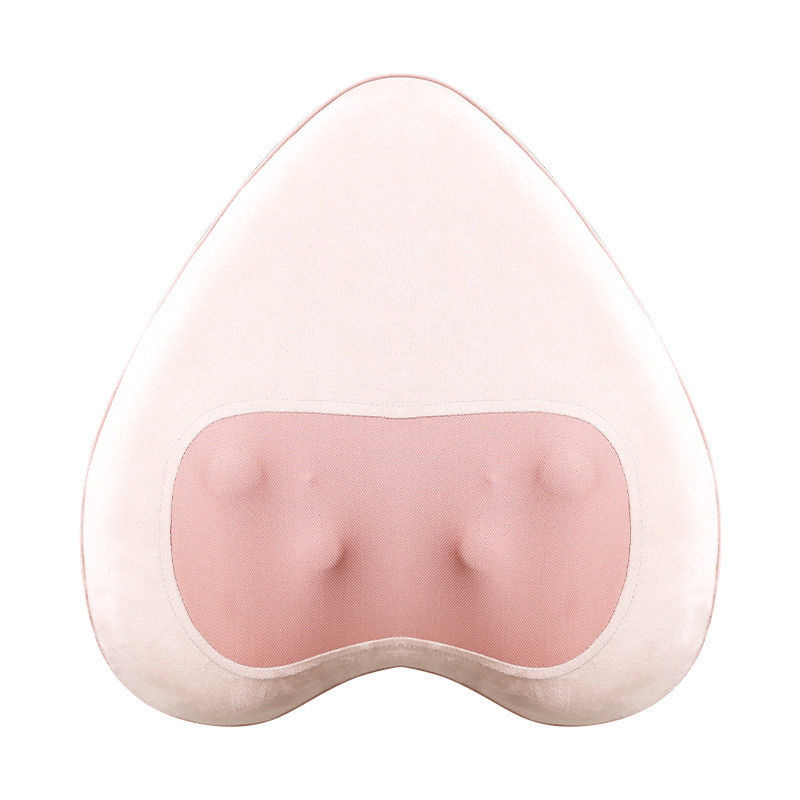 Fisioterapia Cuidados com a Saúde Casa Cochilo de costas 2024 Produtos de tendência Forma do coração Máquina de almofada de massagem de corpo inteiro em rosa