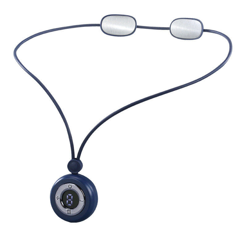 Área de massagem 2024 Smart Electric Pulse Mini Neckband Therapy Massager para proteção do pescoço e logotipo personalizado disponível