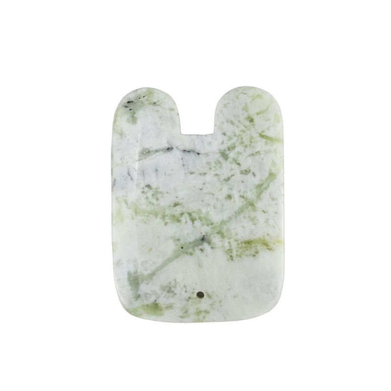 Ferramenta de Massagem de Beleza Facial 2024 Forma U Natural Xiuyan Jade Gua Sha Scraping Board com Função de Massagem Muscular