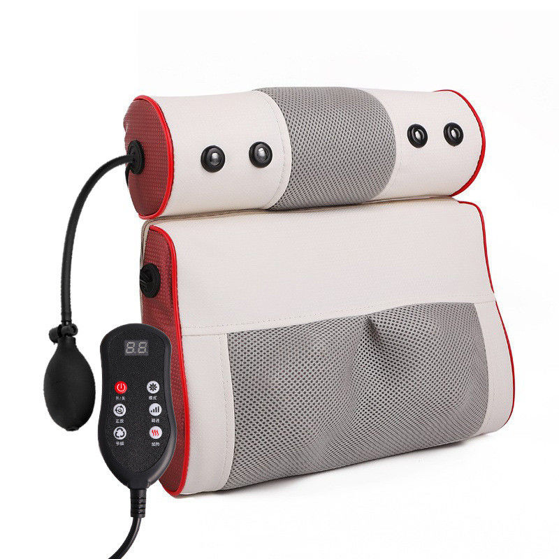 Corpo Branco Vermelho Portavel Massagem Cervical Coussinha de aquecimento Pescoço Ombro Relaxante Massagista de corpo Massagem terapêutica Ferramentas de massagem para 2024