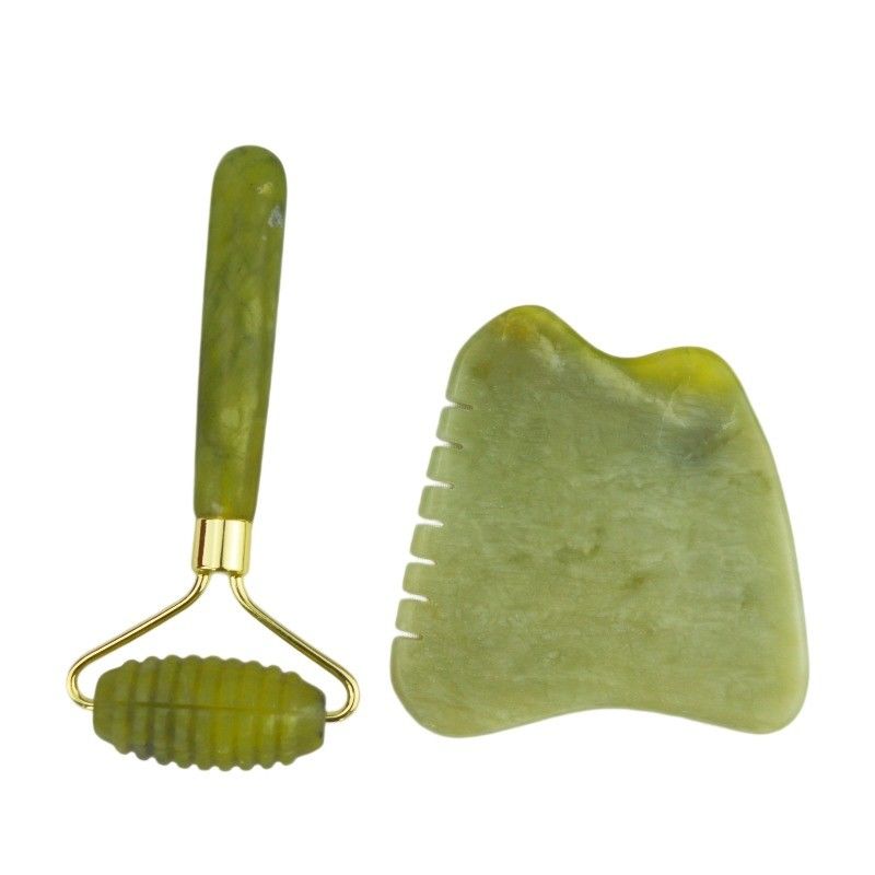 Diz adeus à tensão muscular e olá à pele radiante com o Xiuyan Jade Gua Sha Scraping Board