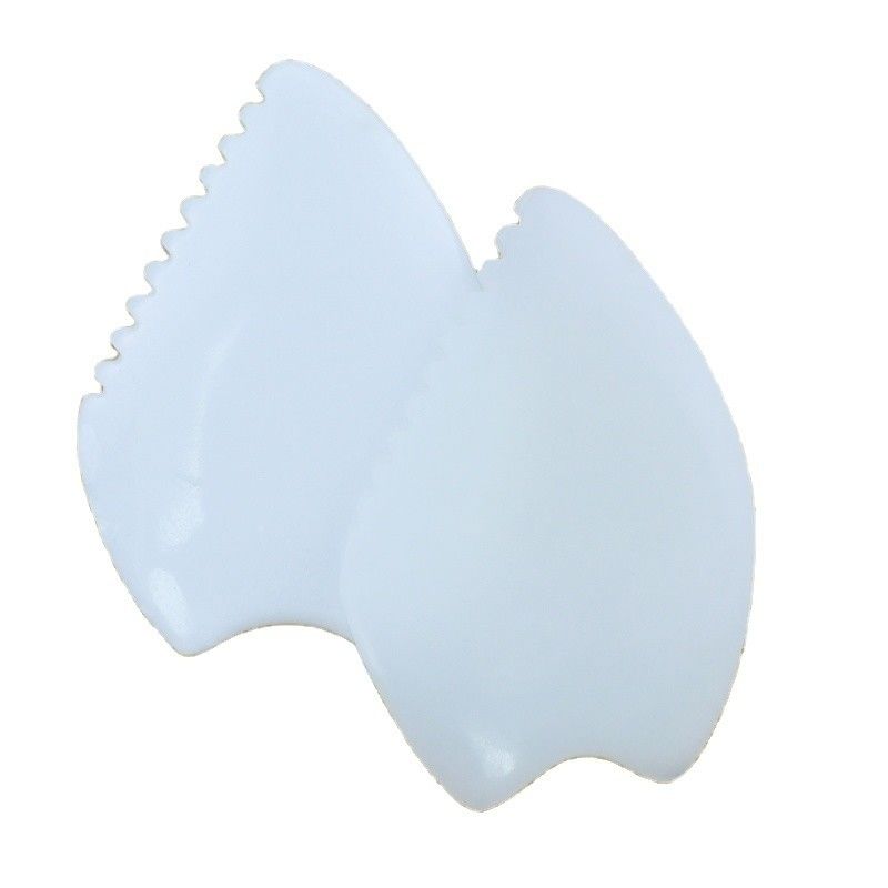 Massagem Facial Afegã de Jade Branco Gua Sha Pedra Natural de Jade Pedra Guasha ferramenta de raspagem best sellers equipamento de massagem corporal