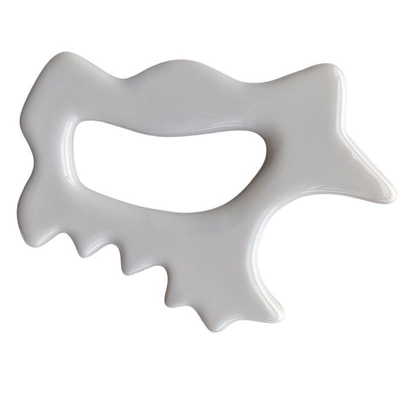 Massagista corporal e facial para 2024 Ferramenta cerâmica Gua Sha Guasha Stone Self Skin Care Spa Face Lifting Body Slimming Scraper