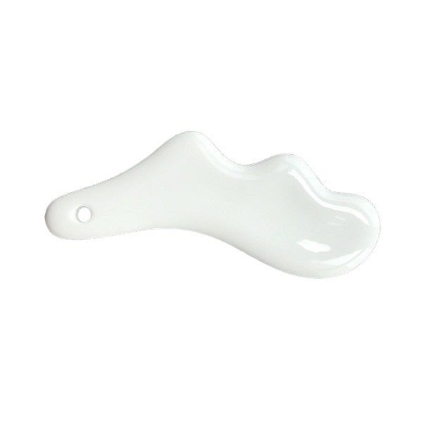 Logotipo personalizado Disponível em forma de nuvem Cerâmica Gua Sha Stone para elevação facial Equipamento de beleza