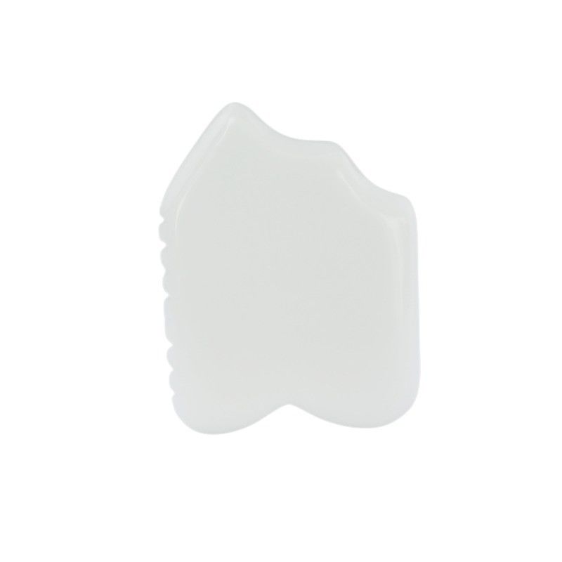 Propriedades Equipamento de Massagem Corporal Pedra Branca de Jade Branca Gua Sha Ferramenta de Escravagem para Massagem de Cuidados com a Saúde do Corpo