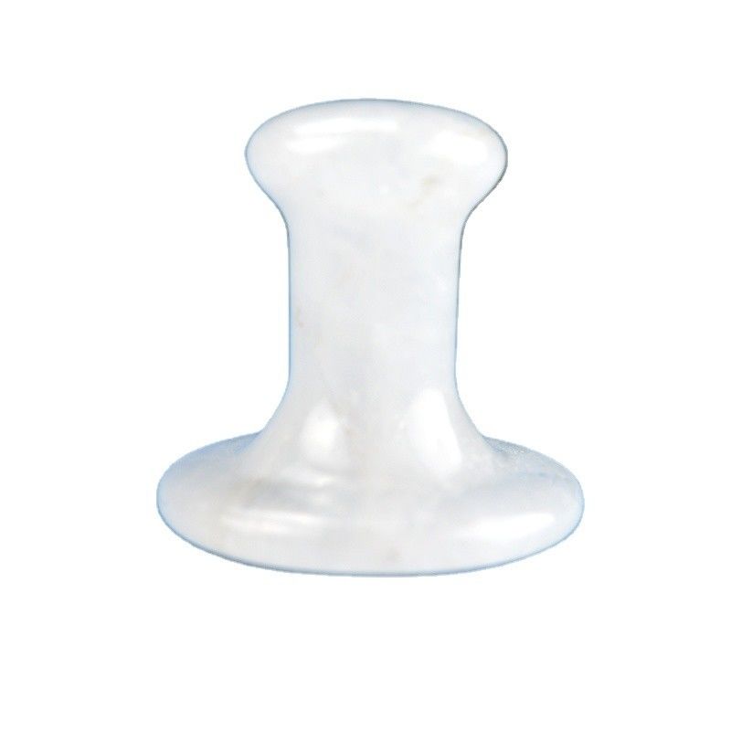 Pedra de forma de cogumelo de massagem Gua Sha Natural Quartz Claro para Massagem Facial e Massagem Corporal