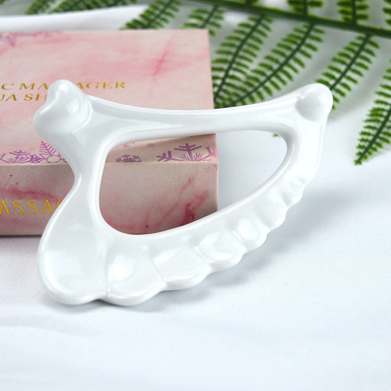 OEM/ODM Aceitável Massagista Cerâmico Gua Sha para Escultura Corporal de Estilo Coreano e Drenagem Linfática