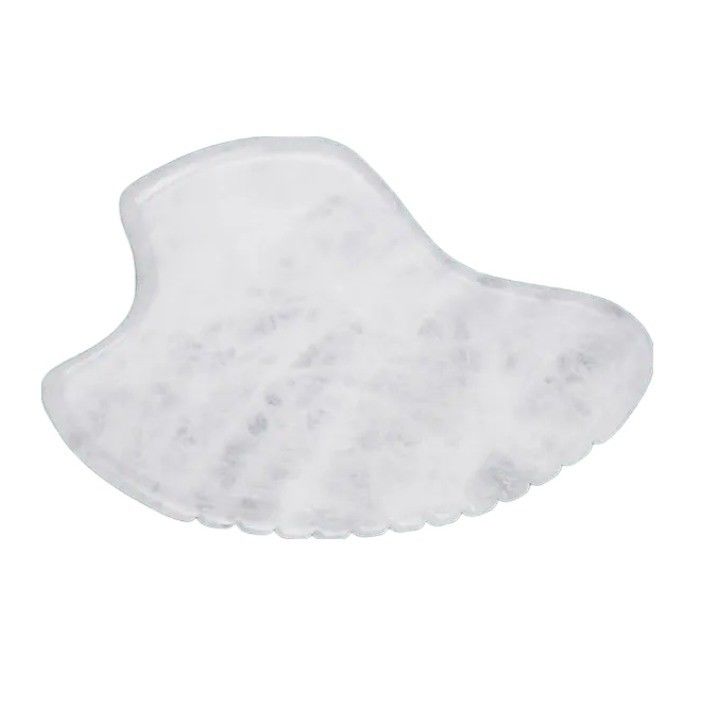 Ferramenta de auto-cuidado da pele Jade Branco Gua Sha Scraping Massage Board para Função Massagista do Corpo 2024 Produto de tendência