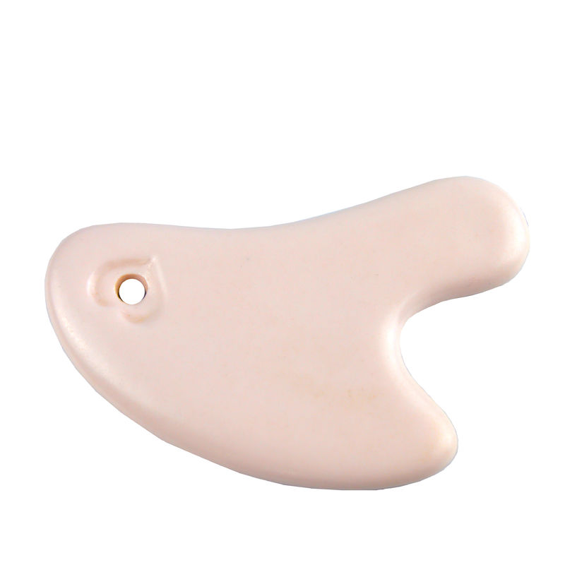 2024 Quadro de raspagem em forma de coração cerâmico Gua Sha A ferramenta perfeita para massagem corporal e rejuvenescimento facial