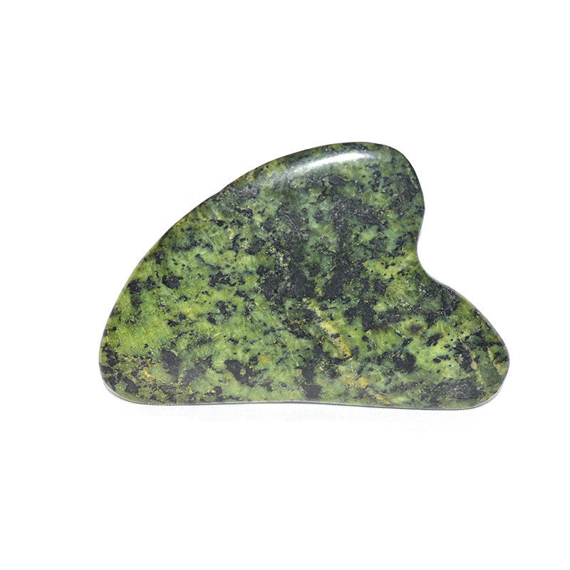 Green Sodalite Gua Sha Scraping Massage Board para tratamento de corpo inteiro de Pedra de Jade Massager Spa