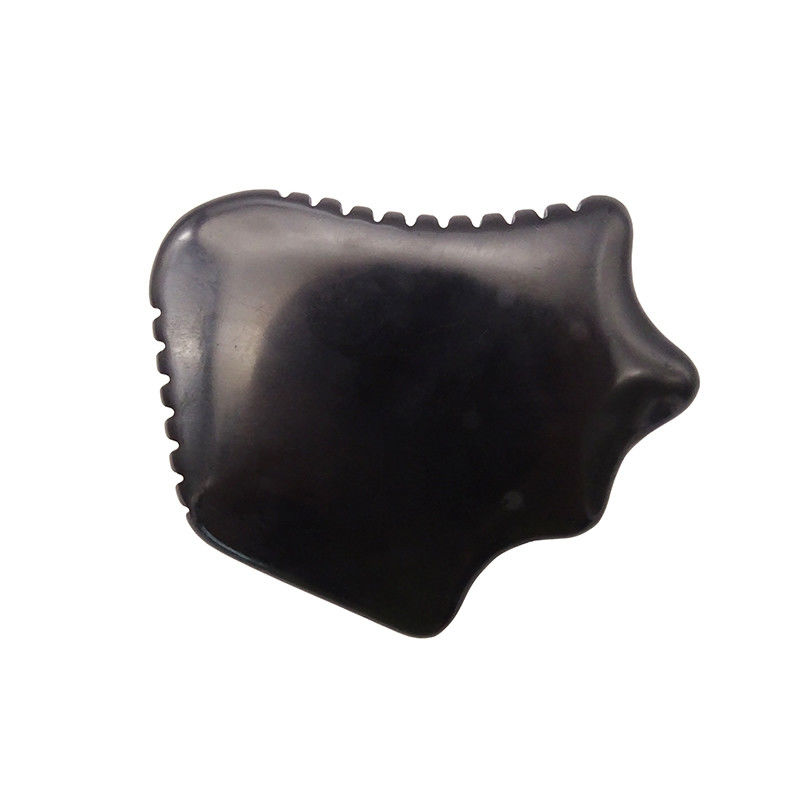 Quadro Gua Sha Natural Negro Obsidiano para Massagem Facial de Volta Terapia Relaxante Guasha Ferramenta Cuidados da Pele raspagem