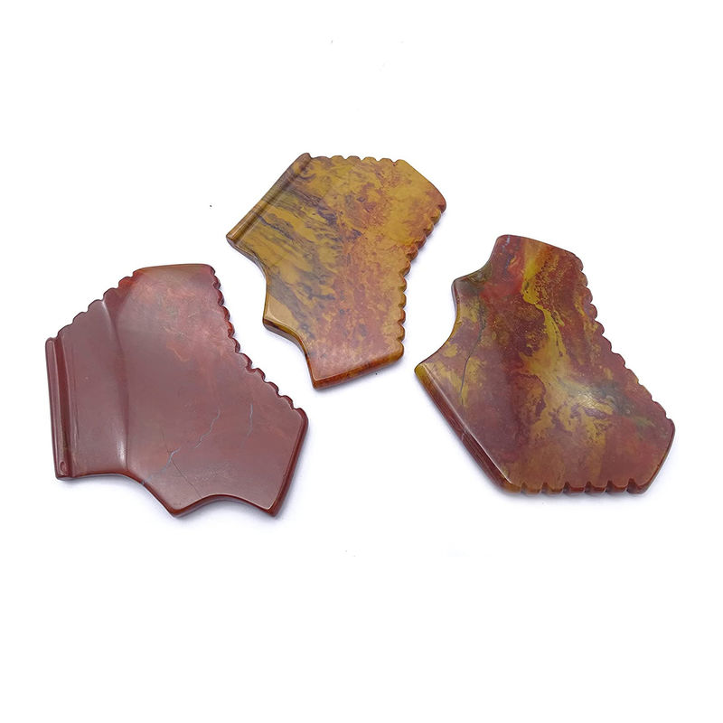 Massagem e elevação Firming Gua Sha Massager para cristal natural Quartz Beauty Scrapping Plate