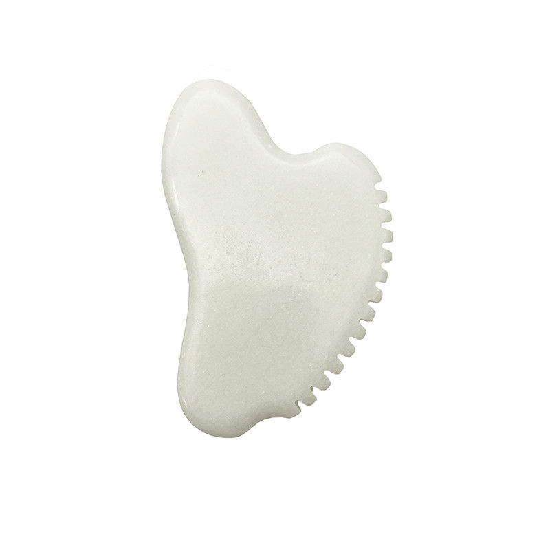 Massagista facial portátil Gua Sha Scraper Pedra de jade natural Massagista de cuidados com a pele para corpo Pescoço costas beleza saúde olho SPA