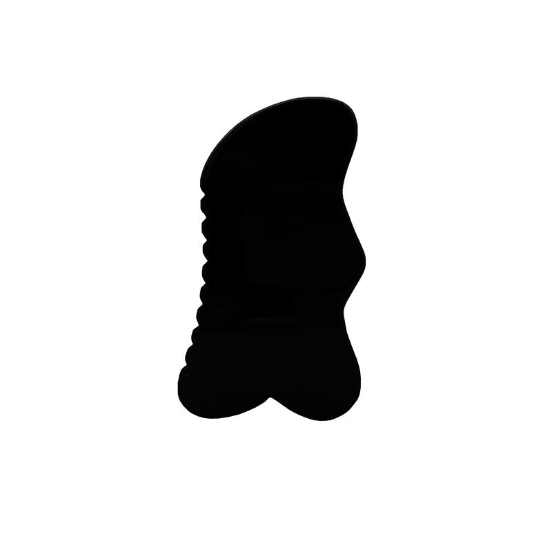 Massagista Facial Obsidiana Guasha Bela Massagem Escrava Negro Obsidiana Massagista Facial Acupuntura Gua Sha Eye Face Board SPA Tool