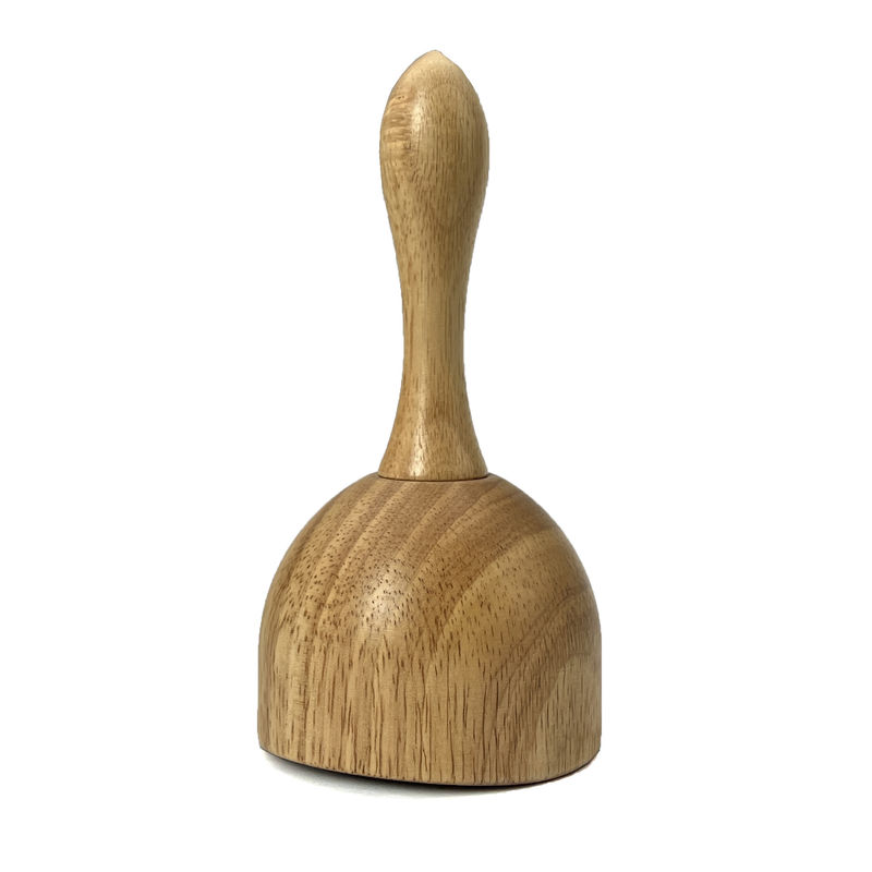 Bastão de Massagem Gua Sha de Madeira para Terapia SPA Carbonizada Natural e Massagem Corporal