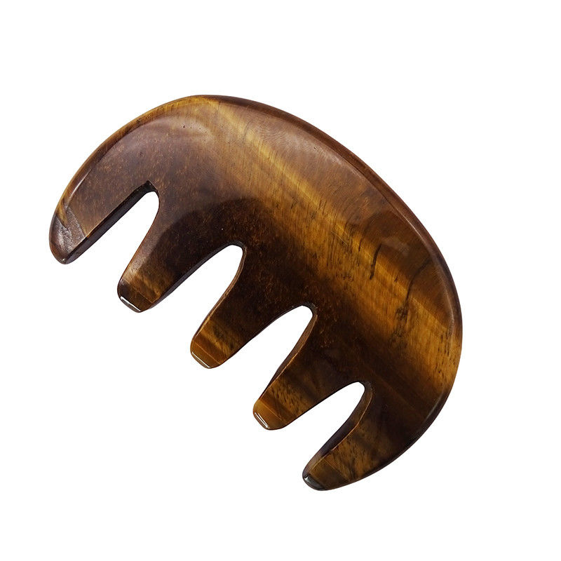 Logotipo personalizado Disponível Gua Sha Comb Massage Tool para melhorar a circulação no rosto escalpo