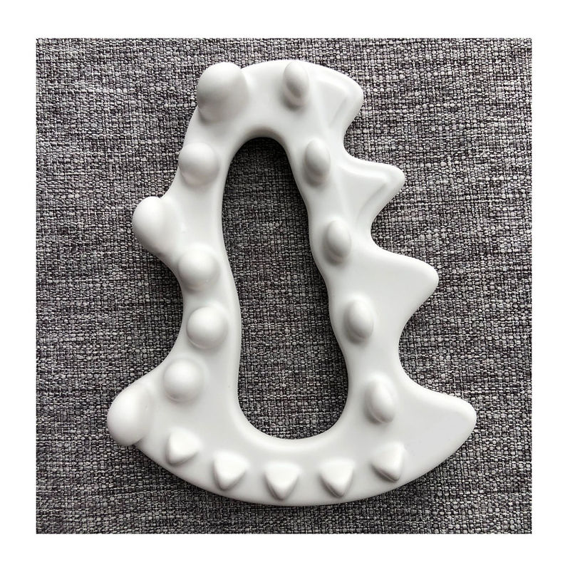 Facial raspando massagista Gua Sha para função facial ferramenta de massagem cerâmica Guasha