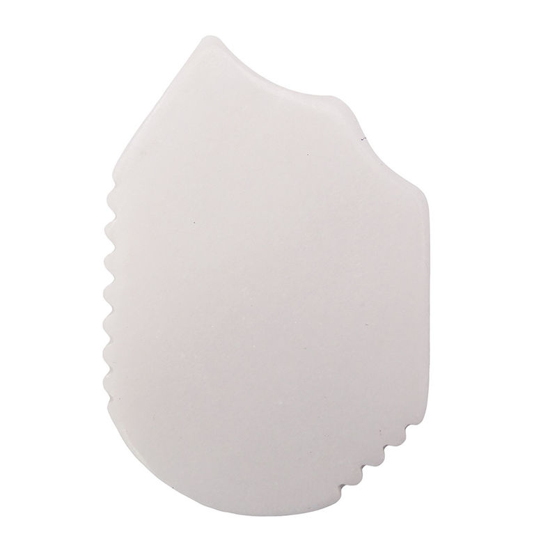 Logotipo personalizado Gua Sha Massage Tool Natural White Jade Guasha Board para Rosto Pescoço Braço costas Corpo Anti-Rugas Anti-envelhecimento