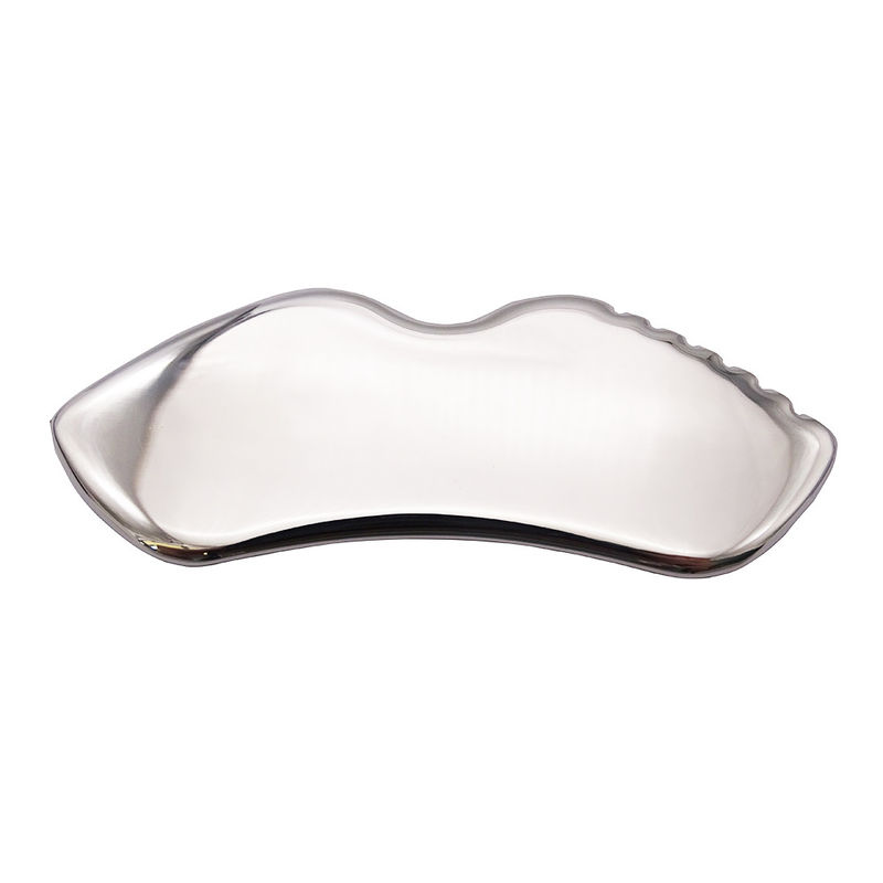 Massagista Facial Ferramenta de raspagem de aço inoxidável portátil Gua Sha para tratamento SPA