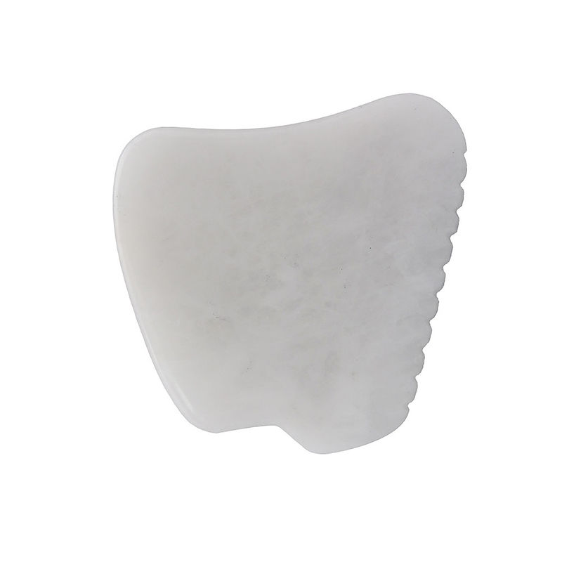 Função Musical Ferramenta de Massagem Gua Sha de Jade Branco para Terapia SPA Polida Pedra de Jade Natural Ferramenta de Massagem Facial Guasha