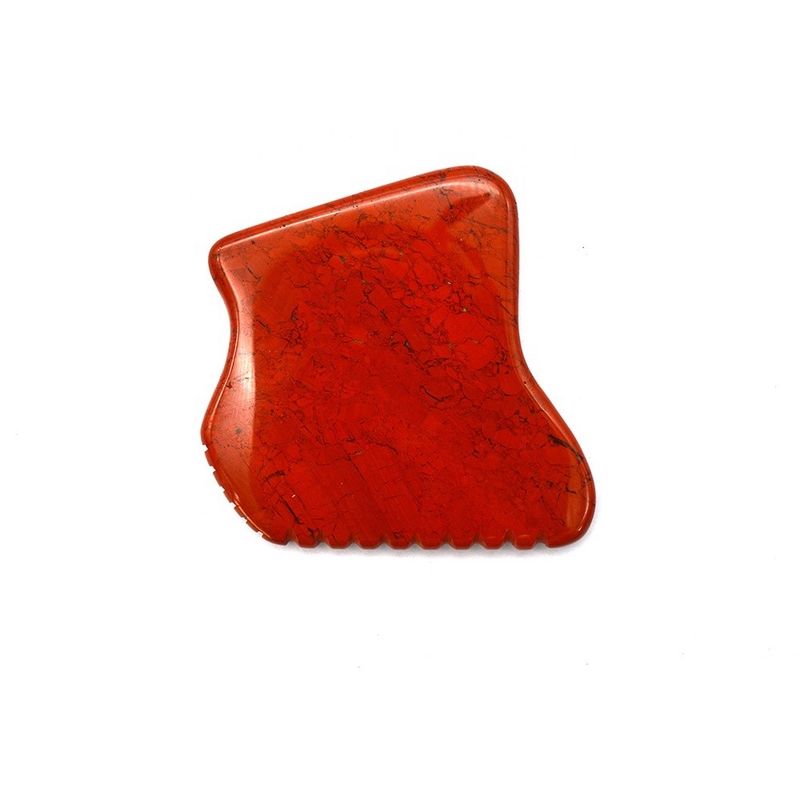 2024 Chegadas Red Jesper Gua Sha Massage Tool para Massagem Corporal Polido Acceptação de ODM Técnico e OEM