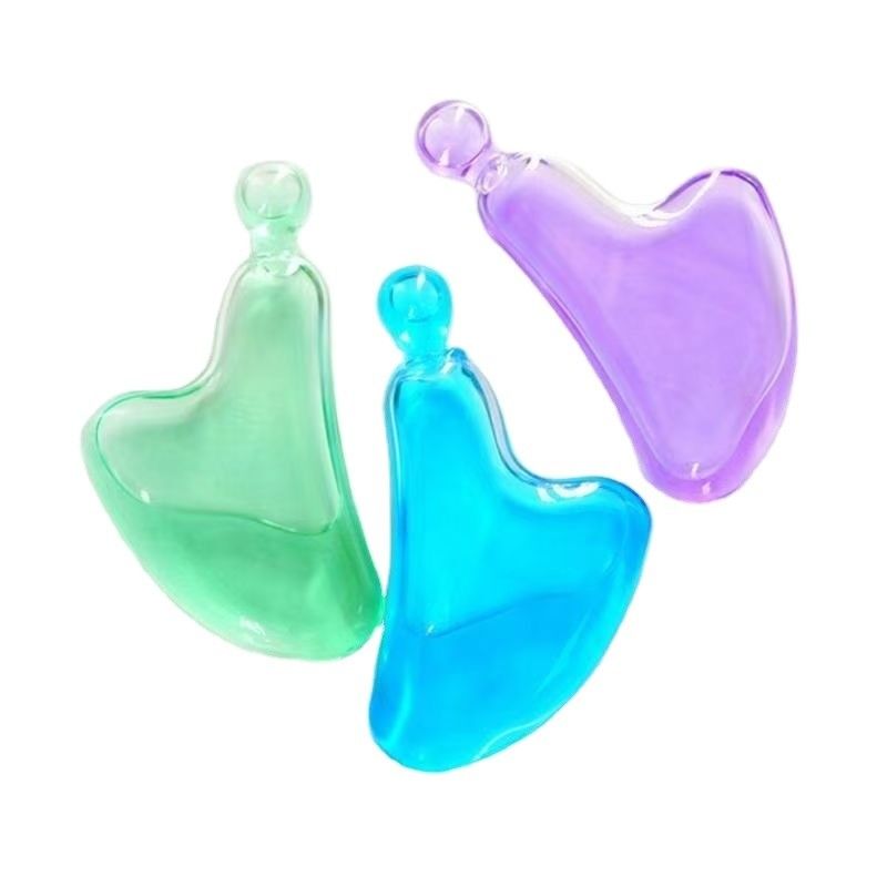 Massagem Facial de Refrigeração Esferas de Gelo de Vidro Borosilicato para Tabuleiro Gua Sha e Experiência de Rejuvenescimento SPA de Design 2021