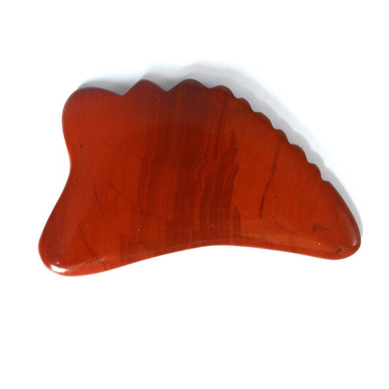 Red Jasper Massage Hammer para SPA Acupuntura Corpo Perna Facial Jade Guasha Massager Board Gua Sha Ferramenta