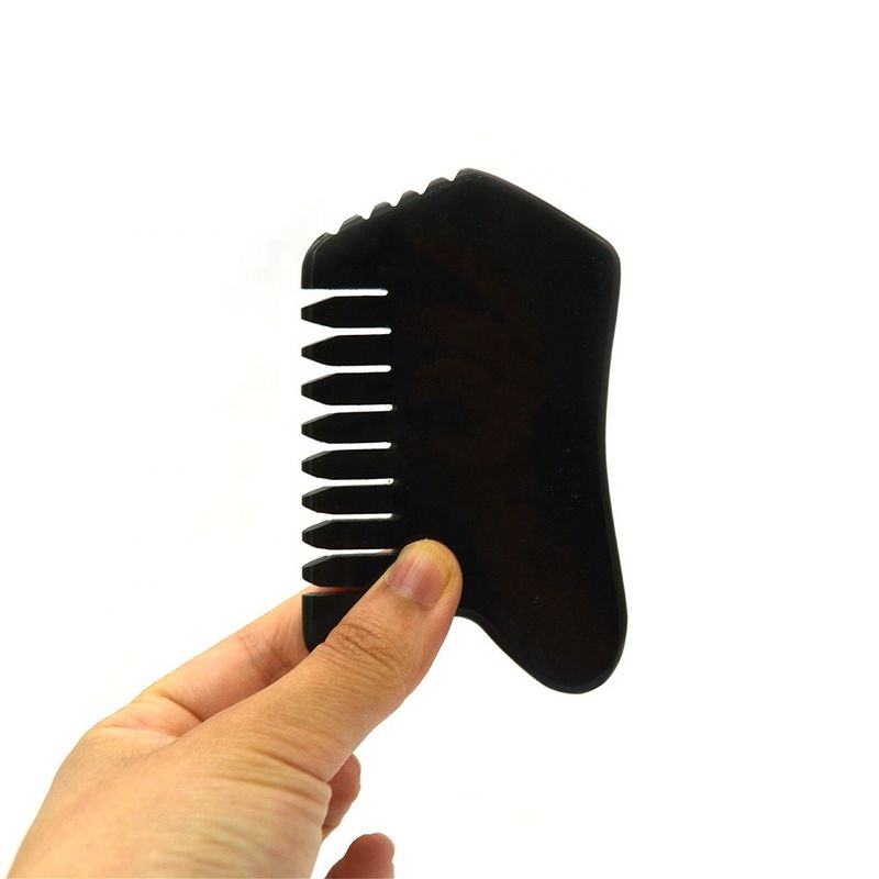 Nefrita verde escuro Face Corpo Pedra de jade Guasha Massager Board para cuidados de saúde pessoal e SPA Acupuntura Massage Tool