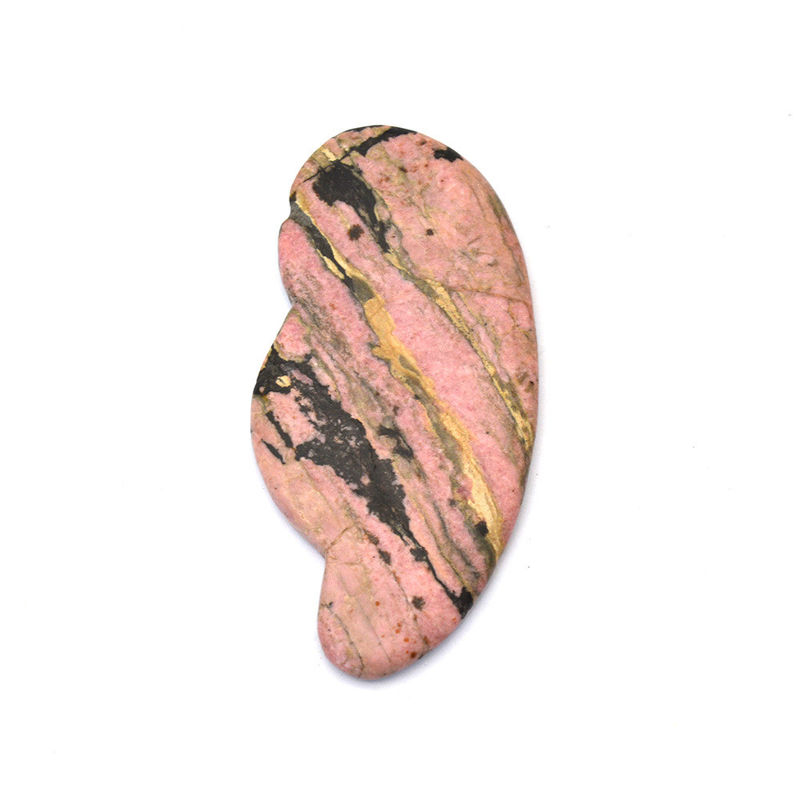 Multifuncional Facial Rosa Rhodonite Jade Guasha Massager Board Gua Sha Massage Tool para Saúde Produto de Saúde