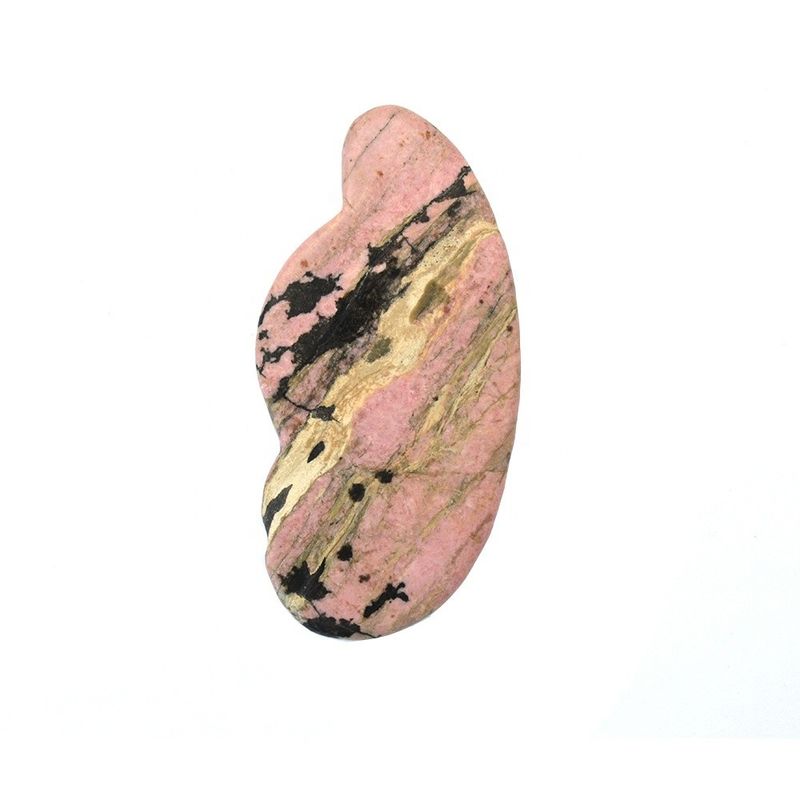 Obtenha uma linha de mandíbula definida e redução de inchaço com Rodonita Rosa Gua Sha Ferramentas Faciais Para Rosto Massagem de Olhos Área Todo o Corpo