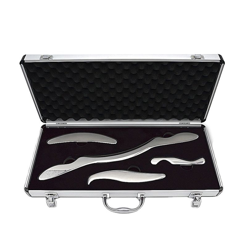 2024 Graston IAS TM Tools Grade Médico de Aço Inoxidável Gua Sha Massagista corporal eficaz para Guasha Massagem de terapia de raspagem