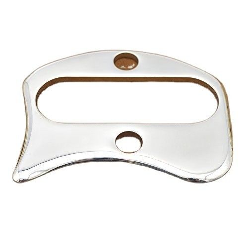 Ferramenta Gua Sha de aço inoxidável para massagista de corpo ferramentas de massagem de raspagem cerca de 9,8cm * 7,5cm Massagem de Guasha de metal