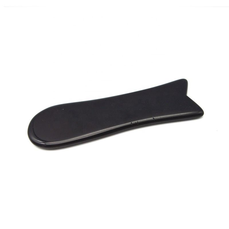 Ferramenta Gua Sha de Obsidiana Preta de 115 mm A solução definitiva antienvelhecimento e rejuvenescimento facial