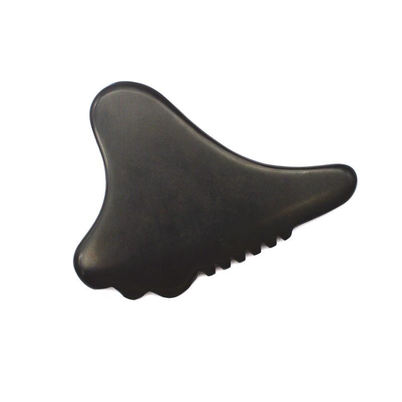 Área de massagem de corpo inteiro Autêntico preto Facial Eco-friendly Gua Sha Tool Massagista facial 105*77mm 114*74mm 2 Pcs AKBS-030