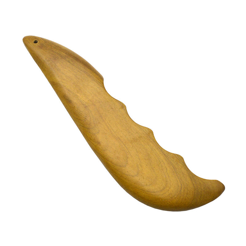 Série de massagista de madeira perfumada Gua Sha Board para madeira natural Guasha Scraper Board Borda lisa para o rosto