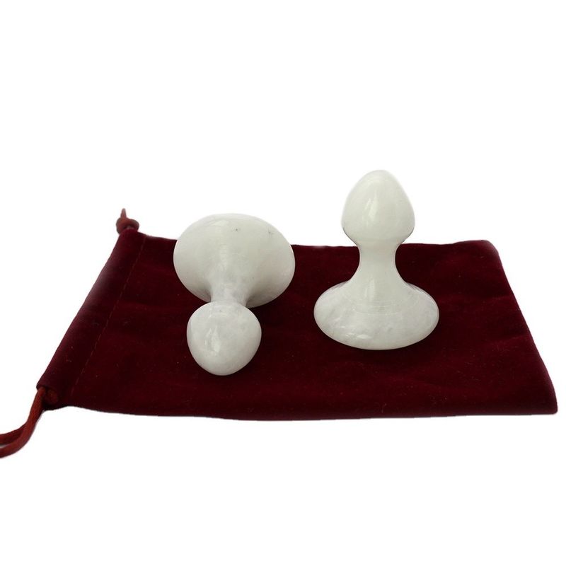 Logotipo personalizado White Jade Gua Sha Massage Tool para face e pescoço Pain Relief Massage Stone