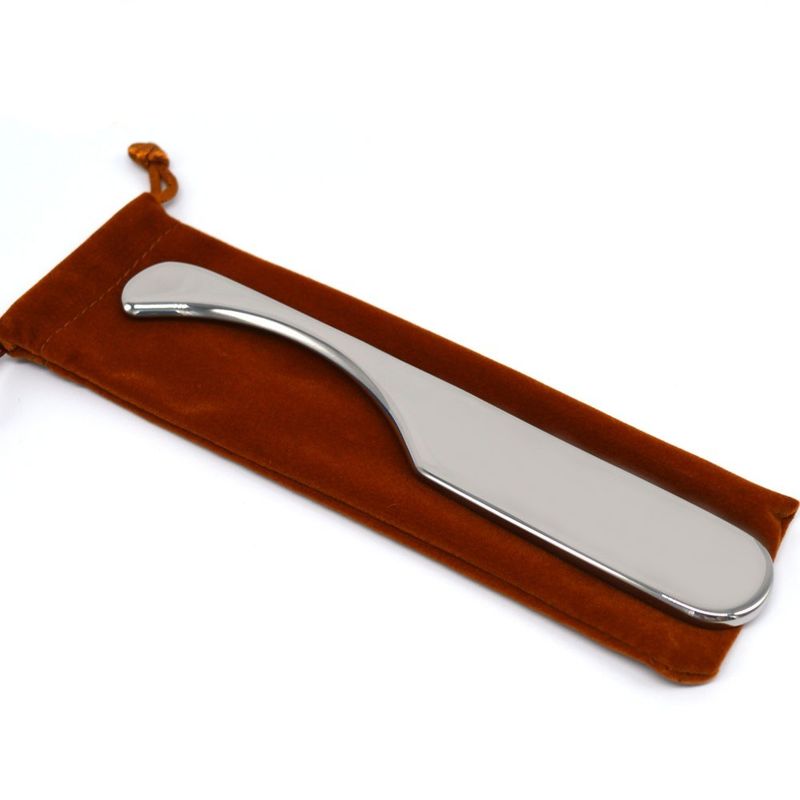 Função de massagista corporal 304 aço inoxidável Gua sha raspagem ferramenta de massagem Metal Guasha tábuas SPA Tabela ferramenta de saúde corporal