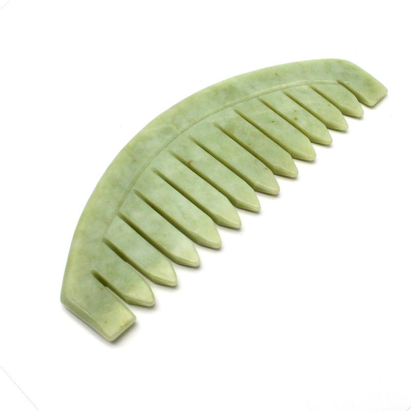 Massagista facial 2019 Gua Sha Xiuyan Jade raspando massagem pente com cabelo para regular a função regular o corpo