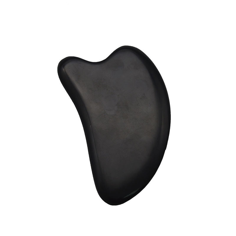 Massageador Facial Ferramentas de beleza Pedra Bian Negro Gua Sha Tabela para Equipamentos de Beleza Natural